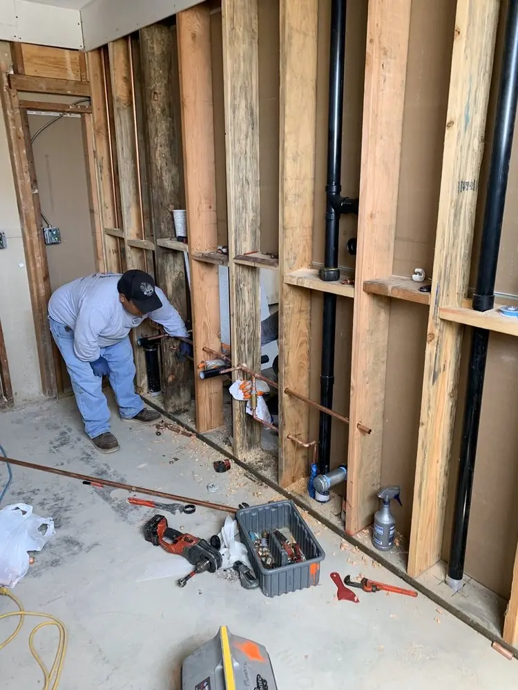 Commercial rough-in plumbing for Gas Line Repair in Downtown Greensboro